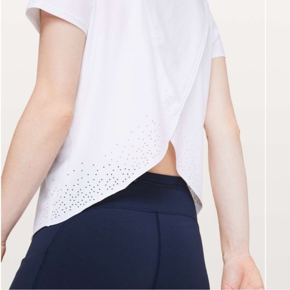 lululemon athletica Tops - Lululemon Quick Pace White Top